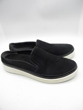 VIONIC Effortless Black Nubuck Slip On Mule Loafer Size US 9 M