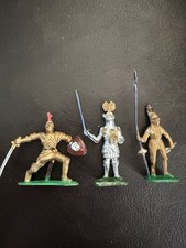 Vintage Marx Knights Set Of Three