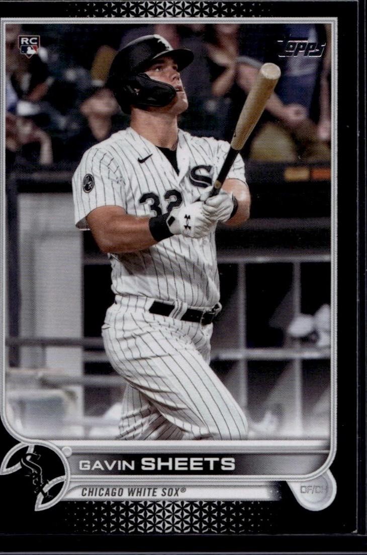 2022 Topps #12 Gavin Sheets Black #/71