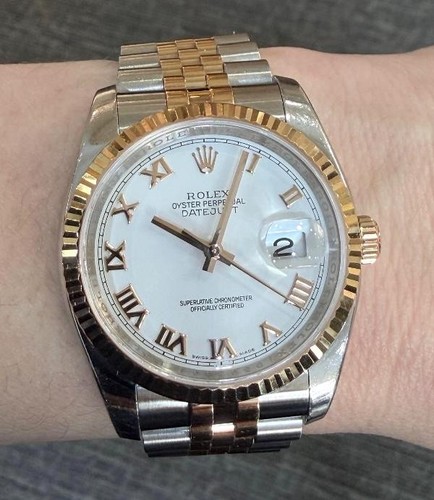 Rolex Datejust 36  Steel and Rose Gold  Ref. 116231