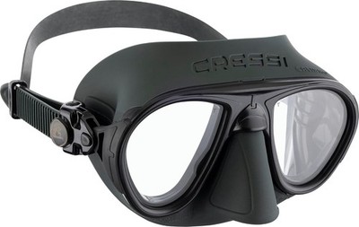 Cressi Calibro Fog Stop mask Dark Green Black Frame