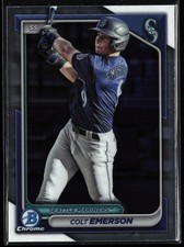 Colt Emerson 2024 Bowman Chrome Prospects #BCP-10 Seattle Mariners Prospect