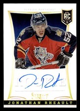 2013 PANINI SELECT JONATHAN RHEAULT 210 NRMT RC AUTOGRAPH PRIZMS 92/99 PANTHERS