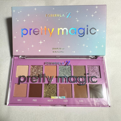 NEW Formula Z Pretty Magic Eyeshadow Palette 12 Pigmented Colors Vegan 14g