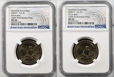 2026 P/D Steve Jobs California Innovation Dollar Set Graded NGC MS66 w/250 Privy