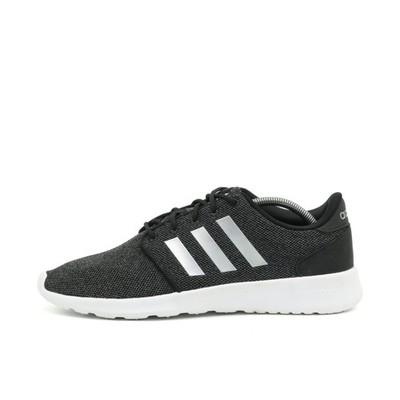 adidas Damen Cloudfoam Sneaker Schwarz/Weiß Mesh Low Top Sohle Laufschuh EU 41 