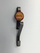 Shell Oil Company Car Hook Coat Hanger, Vintage Auto Garment Clothes Accessory