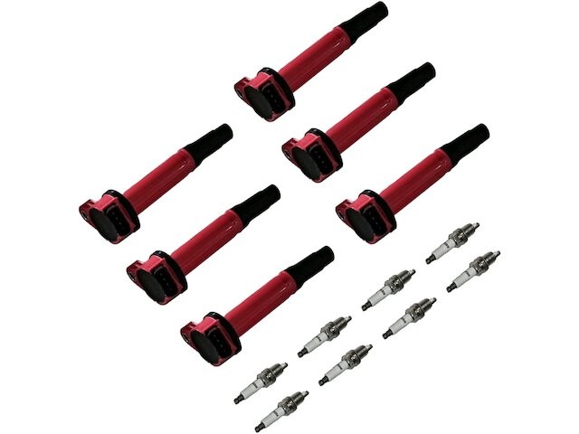 62PG84K Ignition Coil Set with Spark Plugs Fits 2010-2014, 2016-2019 Lotus Evora