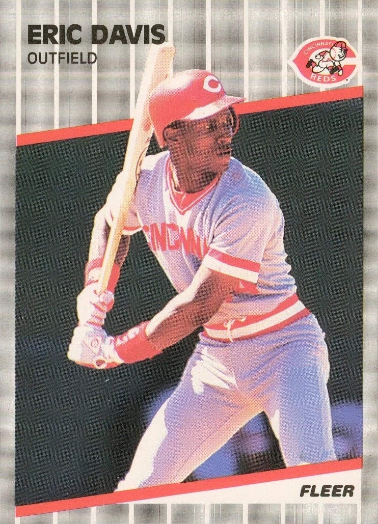 Eric Davis #158 Baseball Cards 1989 Fleer trading card — raw and PSA graded price guide