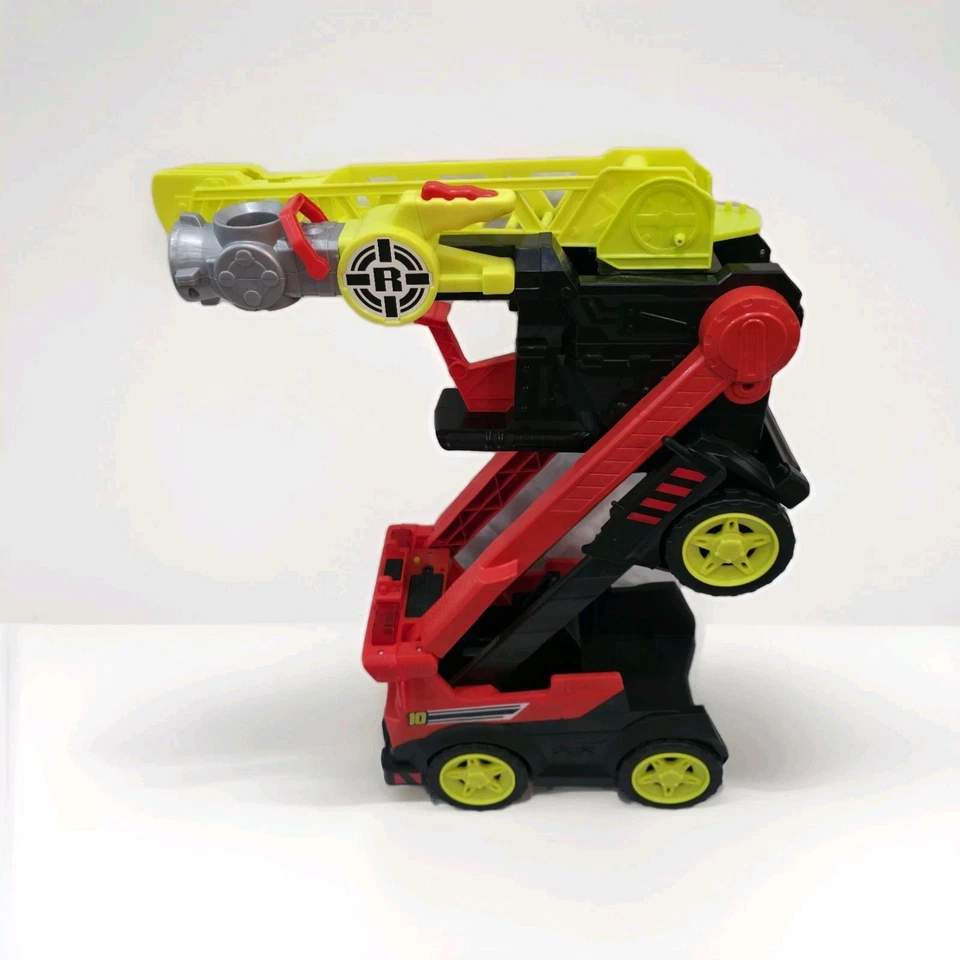 Fisher-Price Rescue Truck Red Fire Truck Transforming  Lights Sounds works  - Image 2 of 4