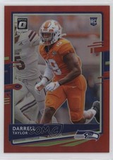 2020 Panini Donruss Optic Rookies Red Prizm 57/99 Darrell Taylor #136 17a5