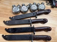 Surplus Bayonet + Oil Bottle