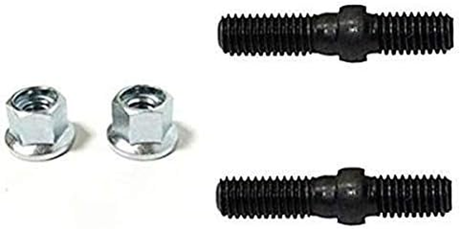 Echo V224000031 (x2) + 43301903933 (x2) Chainsaw Guide Bar Studs Bolts + Nuts Fi