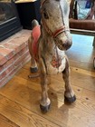 MOBO STEEL CHILDRENS ANTIQUE RIDING HORSE ALL ORIGINAL VINTAGE   Pick Up Only — photo 2