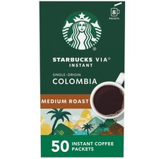 Starbucks VIA Ready Brew Colombia Coffee, 50Count