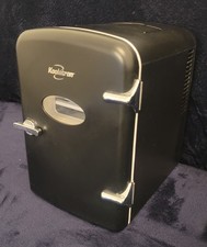 Koolatron 7" 6 Can Retro Electric Portable Mini Fridge - Black Used Once