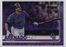2019 Topps Chrome Purple Refractor 72/299 Nolan Arenado #124 7xr