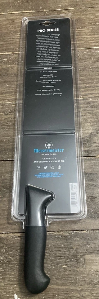 Cuchillo de Chef Messermeister Pro Serie 12” Alemán X50 Hoja de Acero Inoxidable ¡Nuevo! Foto 2 de 3