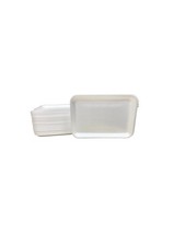 Crafts Foam Trays White Foam Meat Tray Paint Ink Mixing 8.25x5.75 Inch 25 Pcs