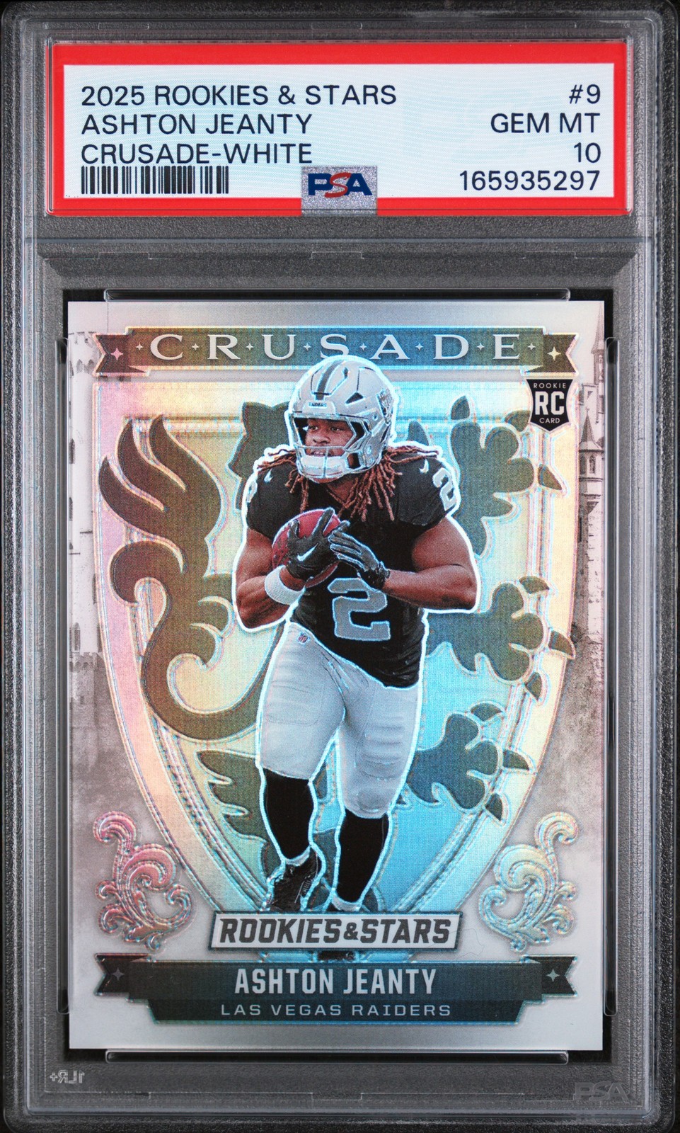 Ashton Jeanty Panini Rookies & Stars Crusade #9 White