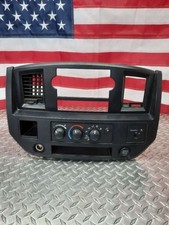 2006-2008 Dodge Ram 2500 Dash Bezel Black W Temp Controls Oem 2006-2008 Dodge Ram 2500 Dash Bezel Black W Temp Controls Oem