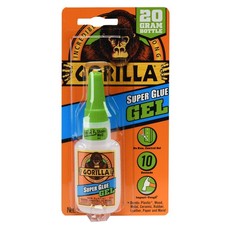 Gorilla Super Glue Gel Clear Fast Setting All Purpose 20g No Run Adhesive Repair
