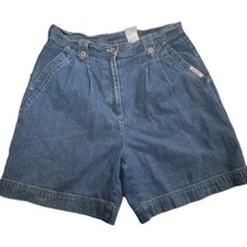 Vintage Bill Blass Medium Wash Denim Jean Shorts High Rise Size 8