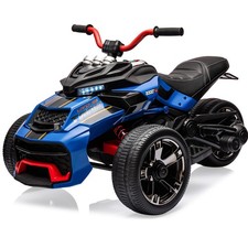 12V Kids Ride On Car Electric ATV with Bluetooth Audio High/Low Speed LED Lights