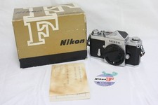 Item Rare with Original Box Nikon F Eye Level Early Model Body v6663 From Japan