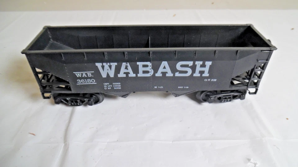 KMT 36180 Wabash O Plastic Open Buttom Hatches o/027  Hopper Car Excellent - Image 2 of 4
