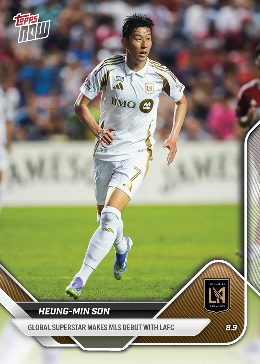 Heung-min Son MLS Debut LAFC 2025 MLS Topps NOW Card 73
