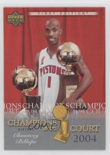 2007-08 Upper Deck First Edition Champions of the Court Chauncey Billups HOF t2u