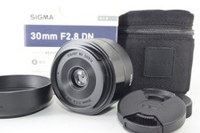 Excellent condition SIGMA 30mm F2.8 DN Black for Sony E Mount Mirrorless Camera