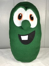 Vintage Veggie Tales Larry The Cucumber Large Stuffed Plush 16"