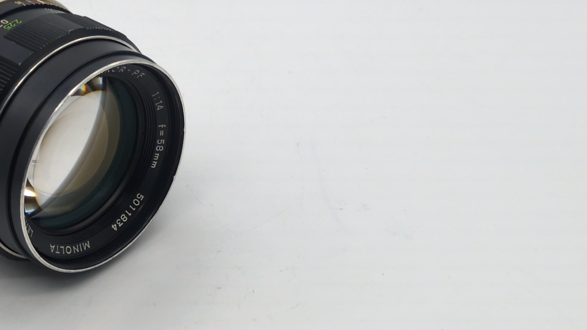 Video*[N MINT] Minolta MC Rokkor-PF 58mm f/1.4 Prime MF Standard