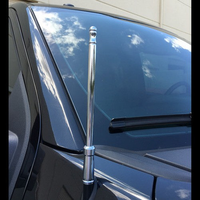 #ad #ad Chrome Billet 8quot; High Gain Radio Antenna Ford Chevy GMC RAM Truck RECON $40.80