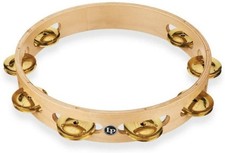 PRO 10 SINGLE ROW TAMBOURINE-BRASS
