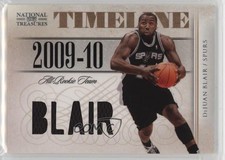 2009 Playoff National Treasures Die-Cut Custom Names 46/49 DeJuan Blair #11 4f5