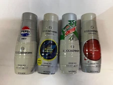 SodaStream Pepsi, MTN Dew, Energy & Dr. Pete Variety Pack, Diet, 440ml pack of 4