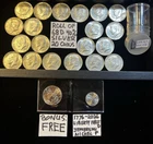 1968 D Kennedy half dollar 40% SILVER tube of 20 coins BONUS: 2026 Half + Nickel