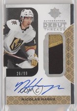 2019 Ultimate Collection Debut Threads 26/99 Tier 1 Nicolas Hague Patch Auto 0c6