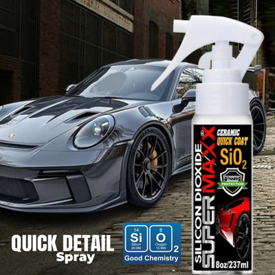 CERAMIC CAR COATING SPRAY SILICON DIOXIDE QUICK DETAIL SIO2 SUPER GLOSS SHINE
