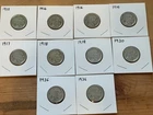 Lot Of 10 Buffalo Nickels 1915, Three 1916, 1917, Two 1918, 1930, And Two 1936