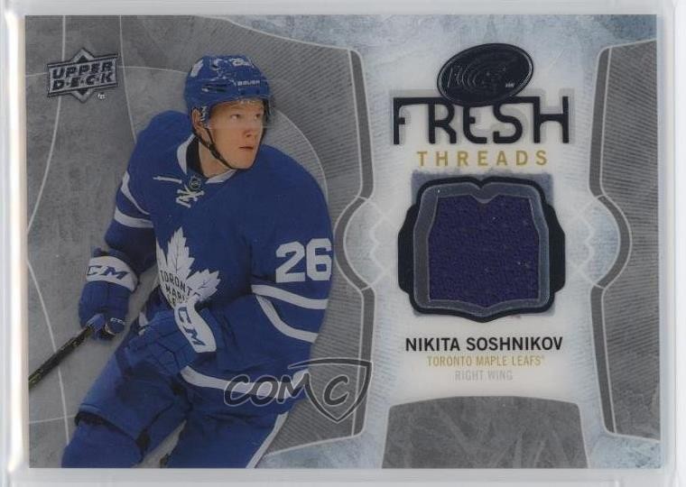 Nikita Soshnikov #FT-SO 2016-17 Upper Deck Ice Hockey Fresh Threads