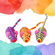  10 Pcs Gattino Giocattolo Topo Finto Giocattoli Interattivi Per Topi