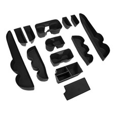 Interior Silicone Liner Insert Tacoma Gen 3rd 2016-2023  Crew Cab Black