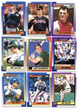 Lot Of (30) 1990 Topps Baseball Cards