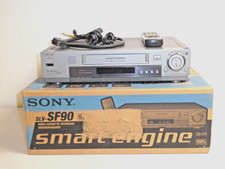 Sony SLV-SF90 High-End VHS Video Recorder in original packaging, serviced,...