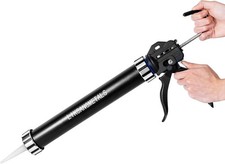 LIKSANGMETALS Aluminum Sausage Caulk , 15-Bearing, Force Saving, Black