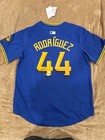 JULIO RODRIGUEZ Fanatics Under Wraps Signed Auto Nike Jersey Seattle Mariners CC — photo 1